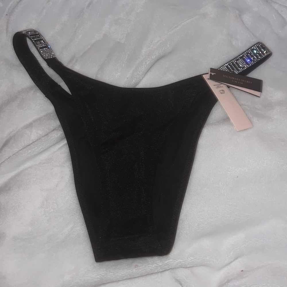 Victoria Secret Shine strap Brazilian bikini bottom
